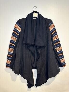 Rip Curl Womens Open Jacket Embrioldered Sleeves Unique Large
